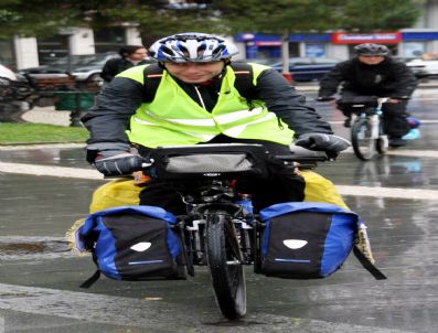 Japonya'ya Kadar 8 Ay Pedal Çevirecek