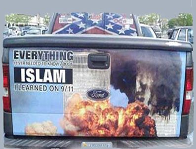 VIRGINIA - Müslümanlar'ı çileden çıkaran pikap