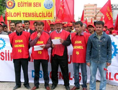 1 Mayıs İşçi Bayramı Silopi'de Davul Zurna Eşliğinde Kutlandı