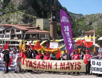 Amasya'da Huzurlu 1 Mayıs
