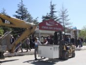 Çankırı'da Çay Bahçesi Yıkımı