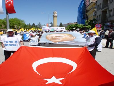 EMEK PARTISI - Çorum'daki 1 Mayıs Kutlamaları Renkli Görüntülere Sahne Oldu