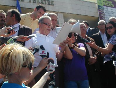 Kosova'da 1 Mayıs işçi protestosu