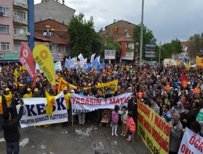 İŞÇI BAYRAMı - Malatya'da 1 Mayıs Kutlamaları