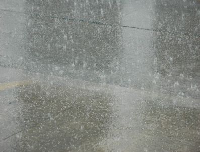 Malatya'da Şiddetli Dolu Yağışı