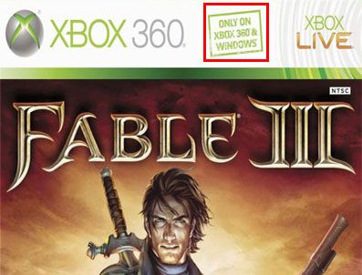 XBOX 360 - Fable 3 PC yolunda