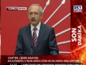 Ve Kılıçdaroğlu adaylığını açıkladı