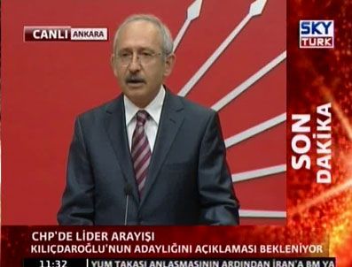 ALI TOPUZ - Ve Kılıçdaroğlu adaylığını açıkladı