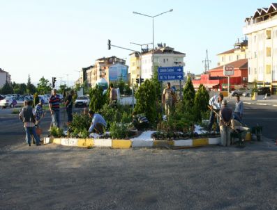 TAFLAN - Nevşehir'de Kavşak Düzenleme Çalışmaları