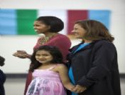 Usa Mıchelle Obama Meets Margarıta Zavala