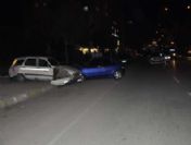 Kaza Yapan Araçlardan Sızan Lpg Korkuya Neden Oldu