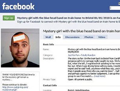 MARIE CURIE - Facebook'ta 'Gizemli Kız' sayfasına yoğun ilgi