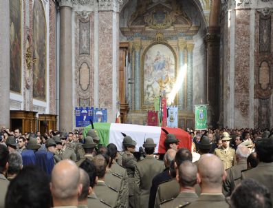 Italy Soldıer Funeral