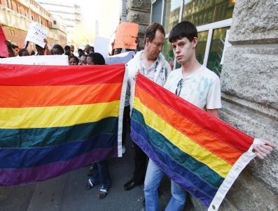 CAPE TOWN - South Afrıca Gay Protest Malawı Rulıng