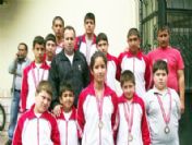 Şampiyon Güreşçilerden Başkan Ziyareti