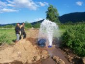 Yenice'de Kapalı Sistem Sulama İnşaatı Çalışmaları Hızla İlerliyor