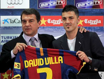 PEDRO - David Villa Barcelona'ya imza attı
