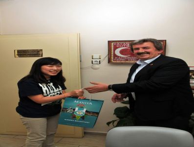 KOLDERE - Başkan Yardımcısı Laçalar, Koreli Öğrencileri Ağırladı