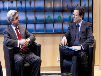 Belgıum Eu Commıssıon Armenıa Presıdent Vısıt