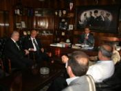 Denizli Valisi Erkmen, Gmis Genel Başkanı Muslu'yu ziyaret etti