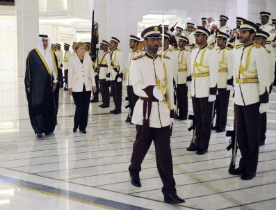 Qatar German Chacellor Merkel Vısıts