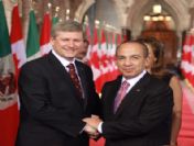 Canada Mexıco Presıdet Calderon Vısıts