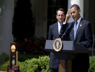 Usa Obama Duke Basketball