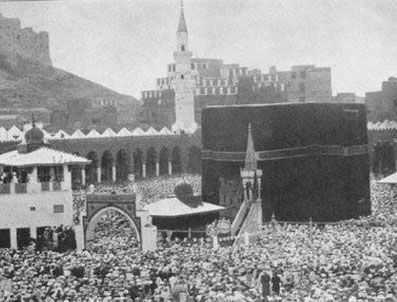 100 yıl önceye ait Mekke ve Kabe fotoğrafları