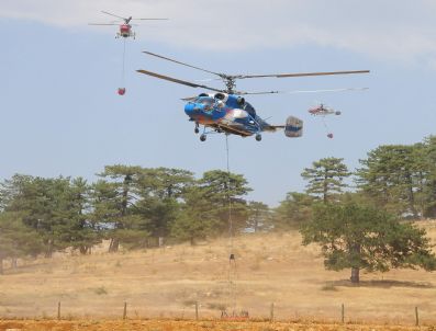 Yangın Helikopterleri Geldi
