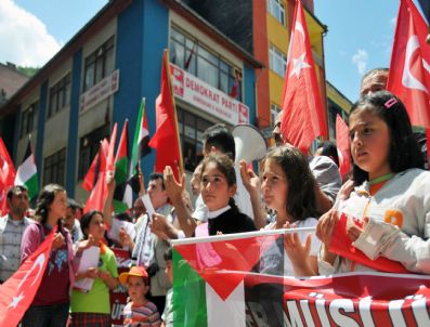 GABY LEVY - Gümüşhane'de İsrail Protesto Edildi