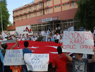 Sinop'ta İsrail'e protesto eylemi