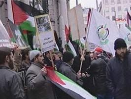 Taksim'de İsrail Protestosu