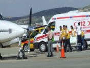 Aydın'da İlk Kez Uçak Ambulansla Hasta Nakli Yapıldı