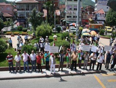HASAN ÖZTÜRK - Devrek'te İsrail Protesto Edildi