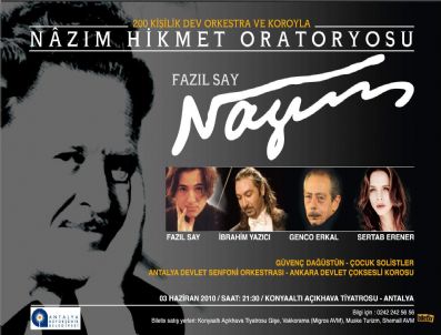 HIROŞIMA - Fazıl Say 'Nã‚zım Oratoryosu' Antalya'da