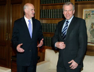 Greece Belgıum Papandreou Leterme