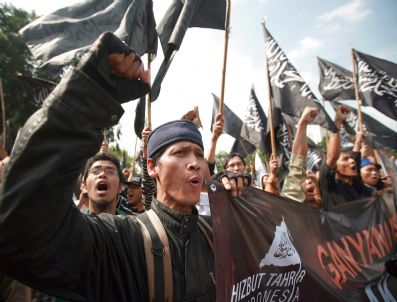 JAKARTA - Indonesıa Us Israel Muslım Protest