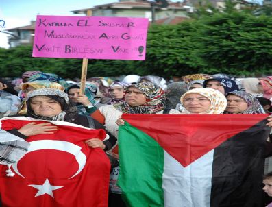 Karaman'da İsrail Protesto Edildi