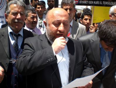 Kars'ta İsrail Protestosu