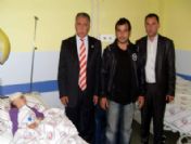 Mhp'li Orhan, Minik Dilşah'ı Ziyaret Etti