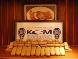 Hakkari'de Uyuşturucu Operasyonu