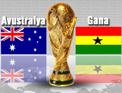 SULLEY MUNTARI - 2010 FIFA Dünya Kupası D grubu Gana - Avustralya  maçı TRT1 canlı izle