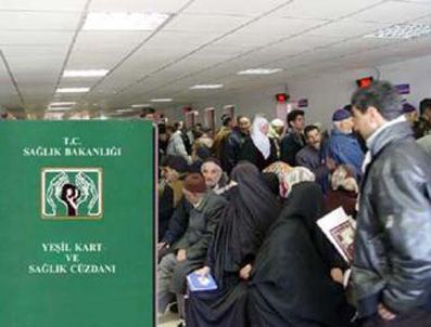 BMW - Arabası, banka hesabı, mülkü olanların Yeşil Kart sahibi olarak primini devlete ödettiği belirlendi.