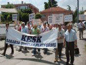 Kesk'e Üye Memurlar Basın Açıklaması Yaptı