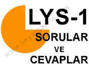 LYS1 2010 soruları ve cevapları - ÖSYM-LYS