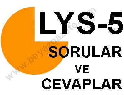 LISANS YERLEŞTIRME SıNAVLARı - LYS5 Lisans Yerleştirme Sınavı-1 (Yabancı Dil) 2010-LYS5-ÖSYM