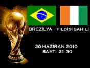 2010 Dünya Kupası G grubu Brezilya-Fildişi Sahili  maçı TRT1 (TRT 1) canlı izle