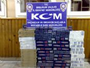 Erzurum'da 39 Bin 500 Paket Kaçak Sigara Ele Geçirildi