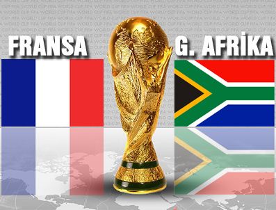 2010 Dünya Kupası A grubu Fransa - Güney Afrika  maçı TRT 1 canlı izle Haberi