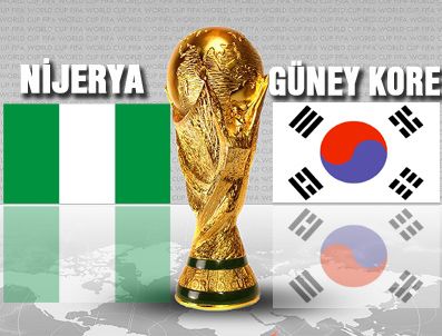 2010 Dünya Kupası B grubu Nijerya - Güney Kore maçı TRT1 (TRT 1) canlı izle Haberi